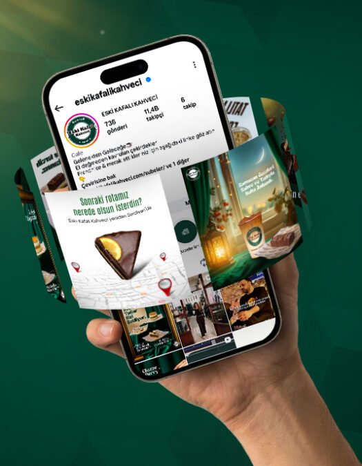 Eski Kafalı Kahveci sosyal medya yönetimi projesi