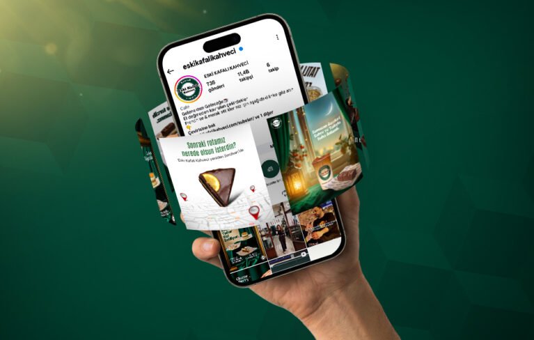 Eski Kafalı Kahveci sosyal medya yönetimi projesi