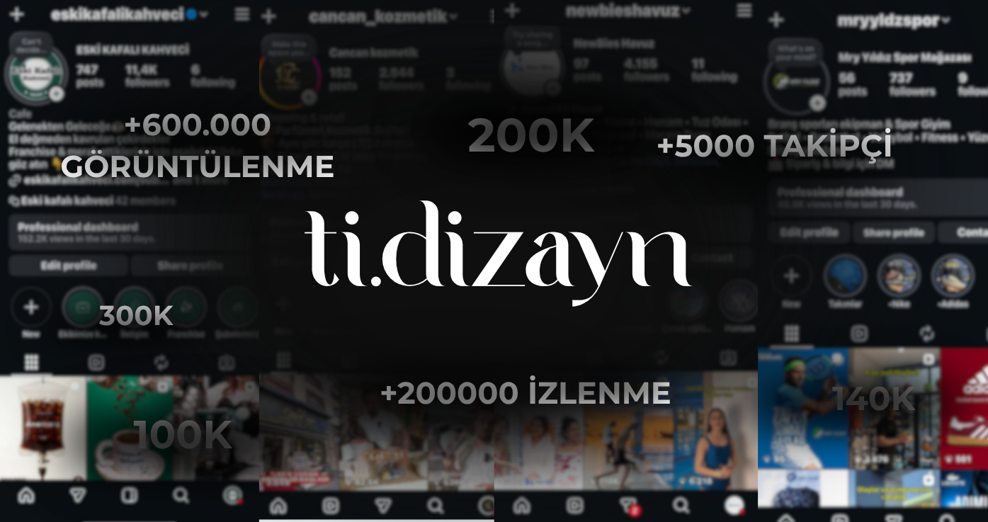 Ti Dizayn profesyonel sosyal medya yönetimi ve dijital pazarlama stratejisi